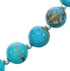 Southwest Kingman Turquoise 20" Bead Necklace KX121106